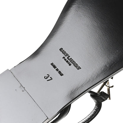Saint Laurent Calfskin Nu Pieds 05 Sandals 37 Black 7 of 9