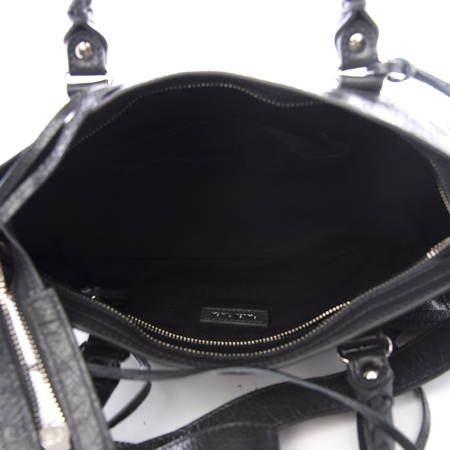 Agneau Classic Silver Hardware S City Gris Fossile