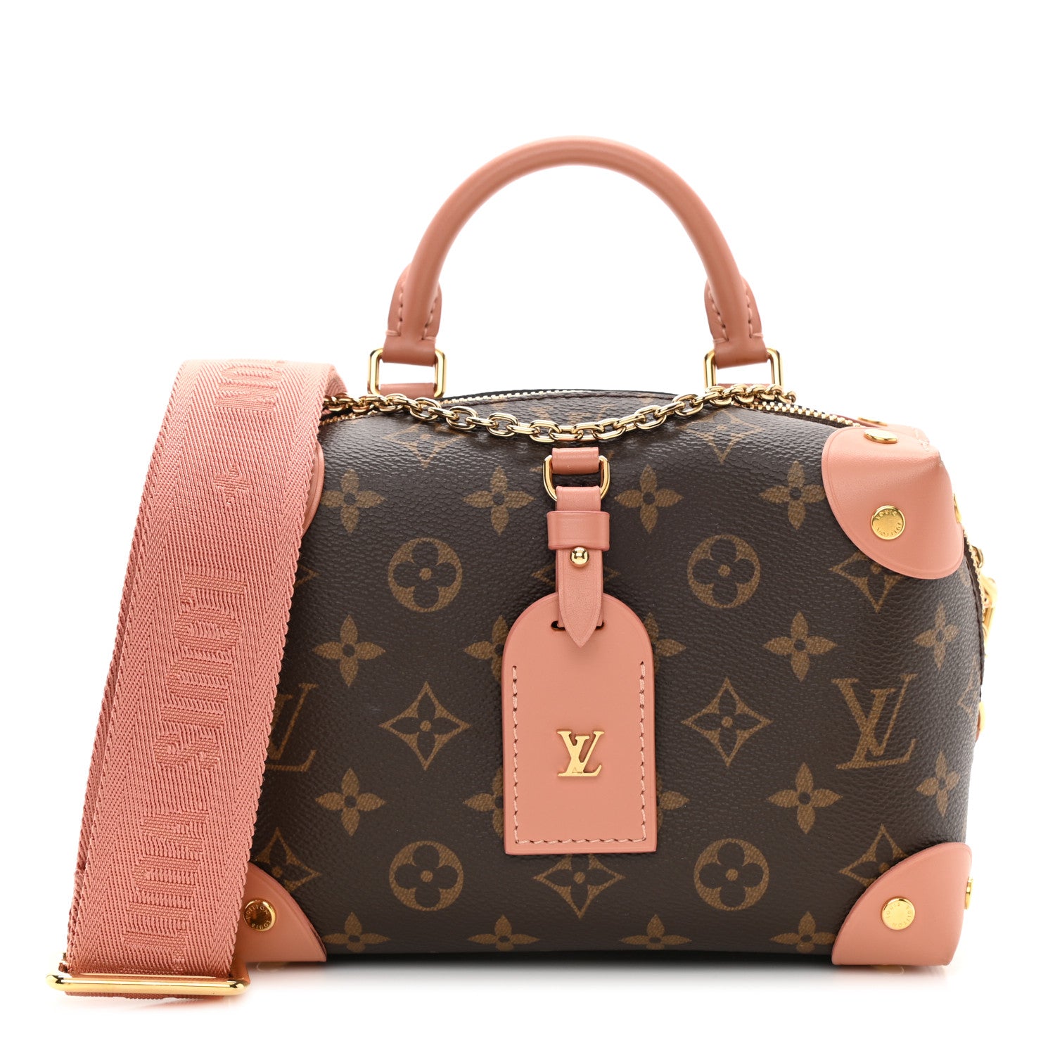Louis Vuitton Monogram Petite Malle Souple Peach 1 of 10