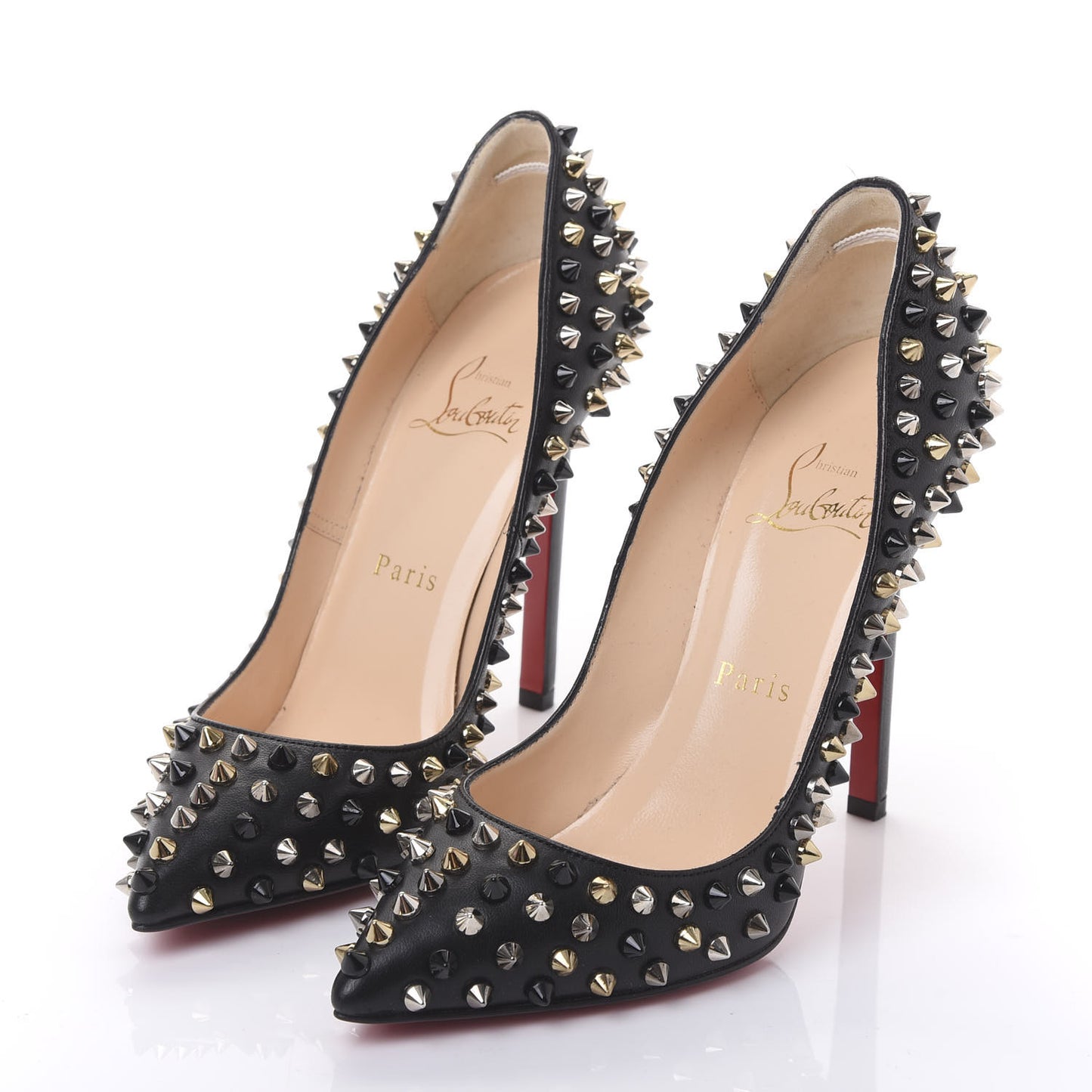 Nappa Pigalle Spikes 120 Pumps 35 Black
