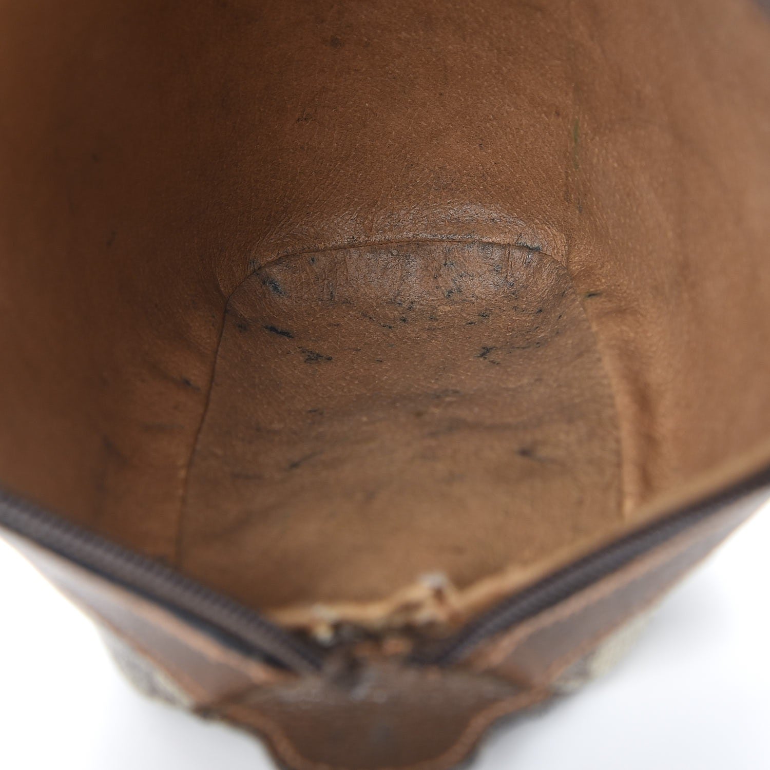 Gucci Coated Canvas Monogram Web Small Shoulder Bag Brown 11 of 16