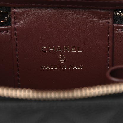 Chanel Caviar Quilted Mini Vanity Case With Chain Black 6 of 12