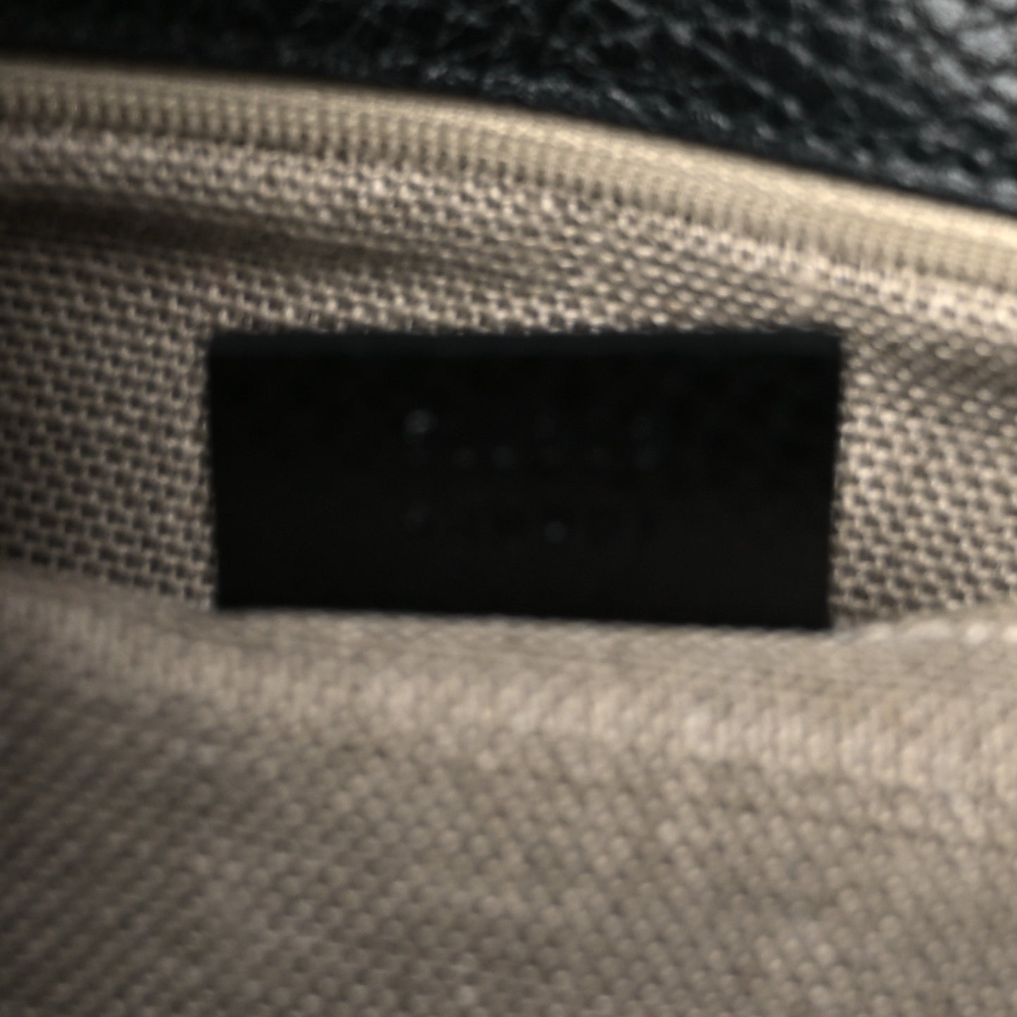 Dollar Calfskin Interlocking G Shoulder Bag Black