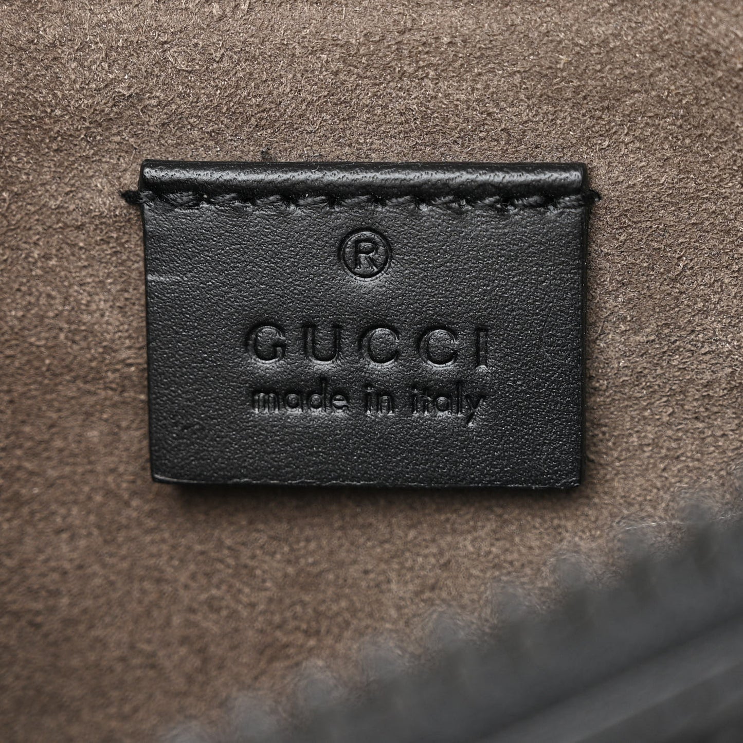 GG Supreme Monogram Belt Bag Black