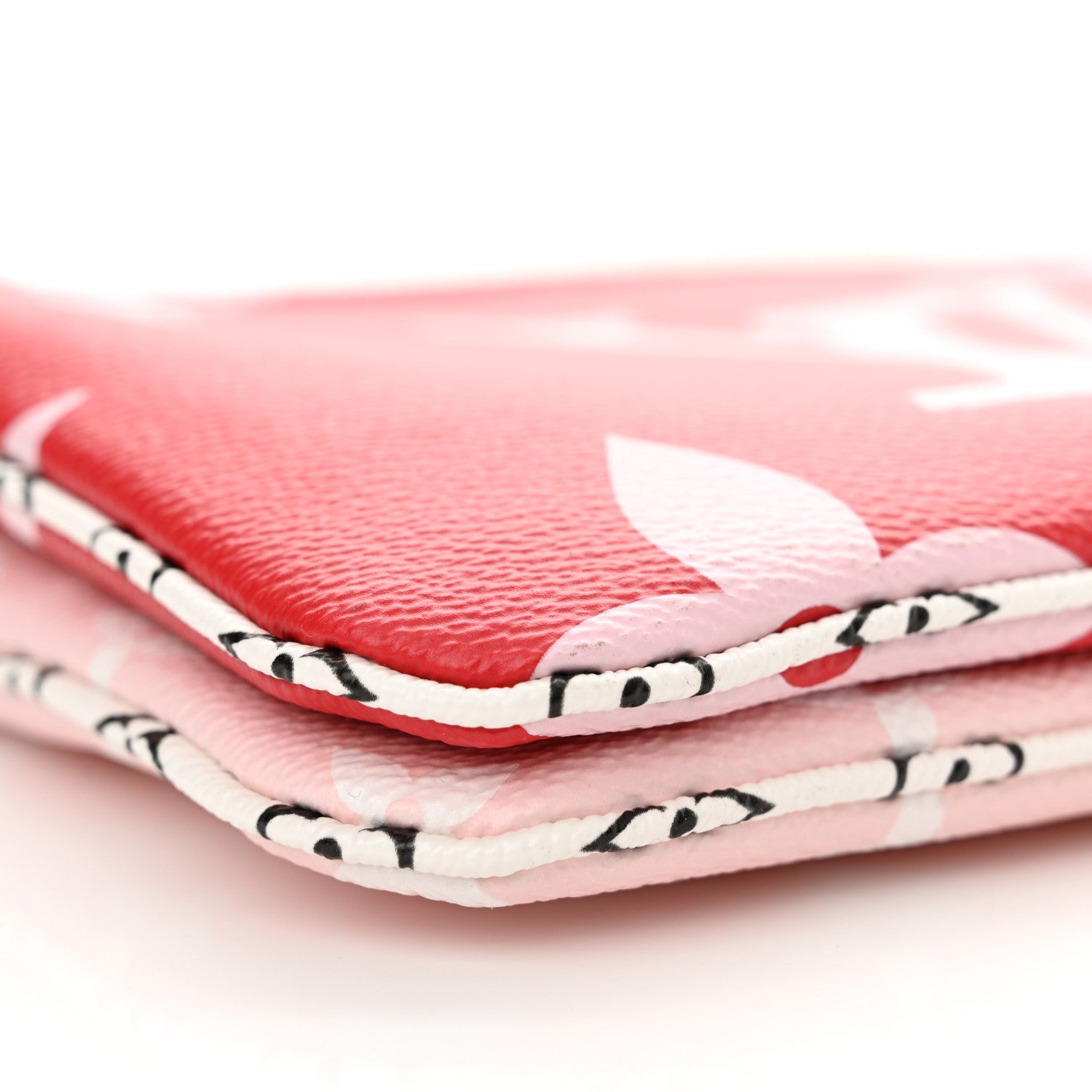 Louis Vuitton Monogram Giant Double Zip Pochette Rouge 9 of 10