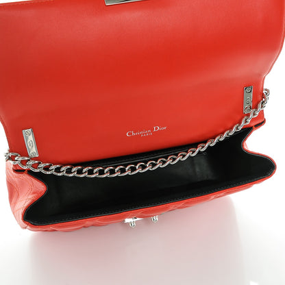 Christian Dior Lambskin Cannage Large Miss Dior Flap Vermillion 5 of 6