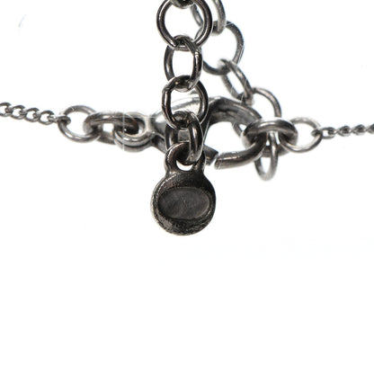 Chanel Quilted CC Pendant Necklace Silver 5 of 7