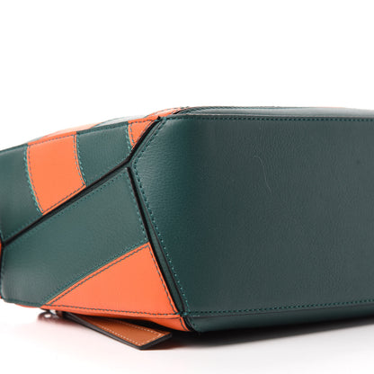Loewe Calfskin Rugby Small Puzzle Bag Orange Multi 6 of 9