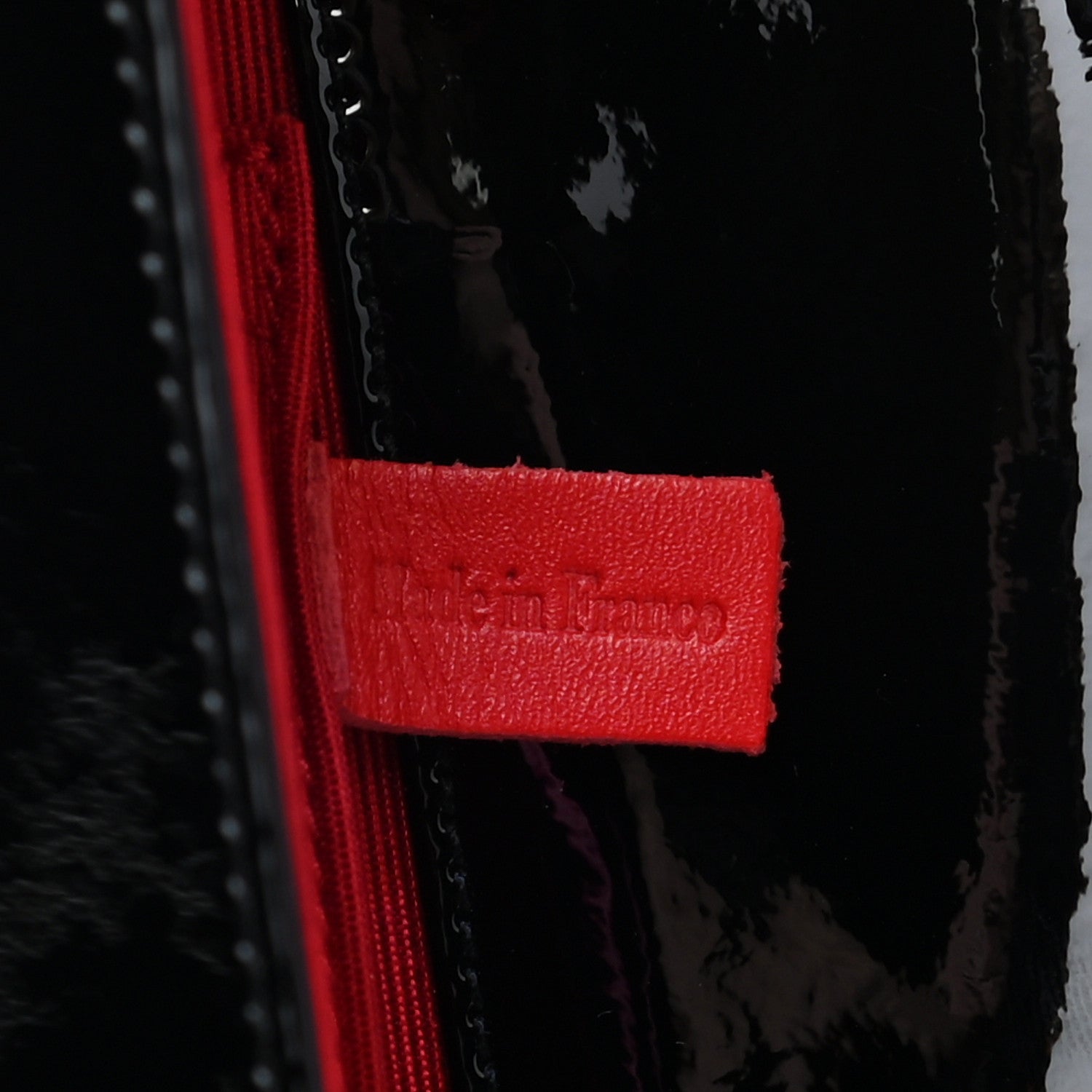 Christian Louboutin Patent Pigalle Clutch Black 5 of 7