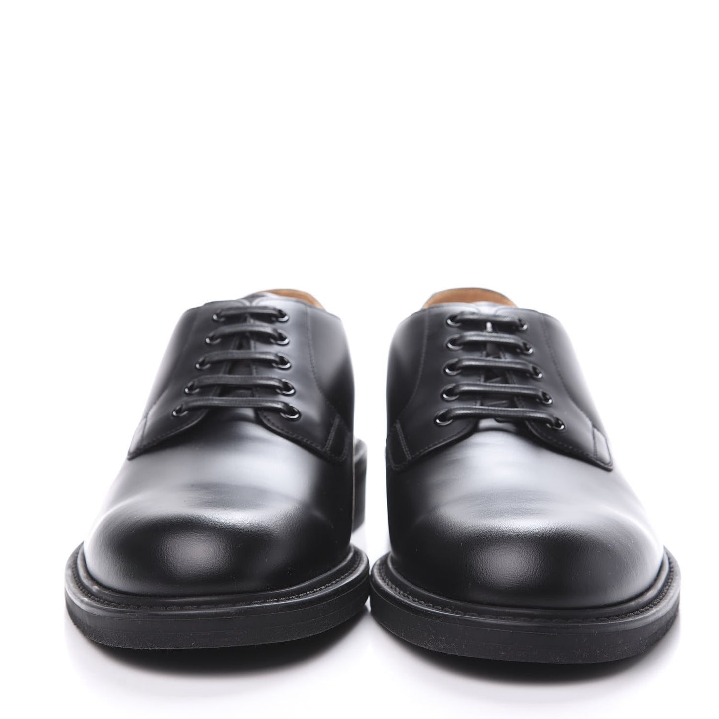 Calfskin Mens Uniforme Derby Relax 7 Black