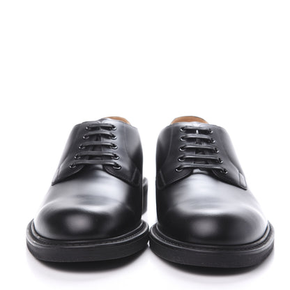 Louis Vuitton Calfskin Mens Uniforme Derby Relax 7 Black 2 of 8