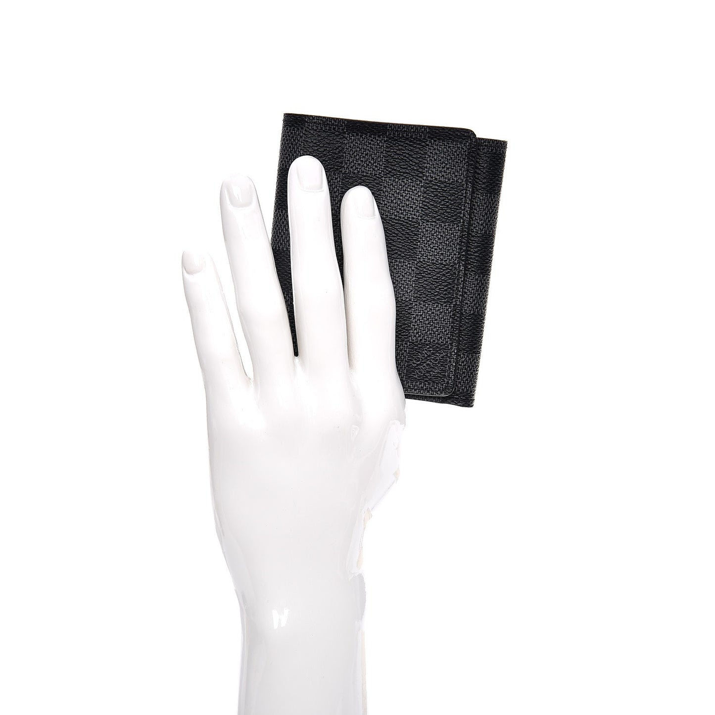 Damier Graphite Canvas Tri-Fold Compact Wallet
