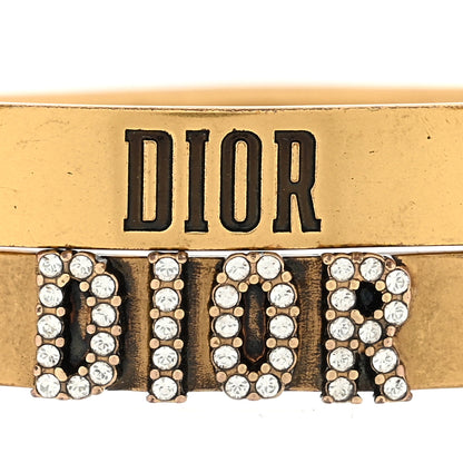 Christian Dior Metal Crystal Dio(r)evolution Bracelet Set Gold 3 of 3