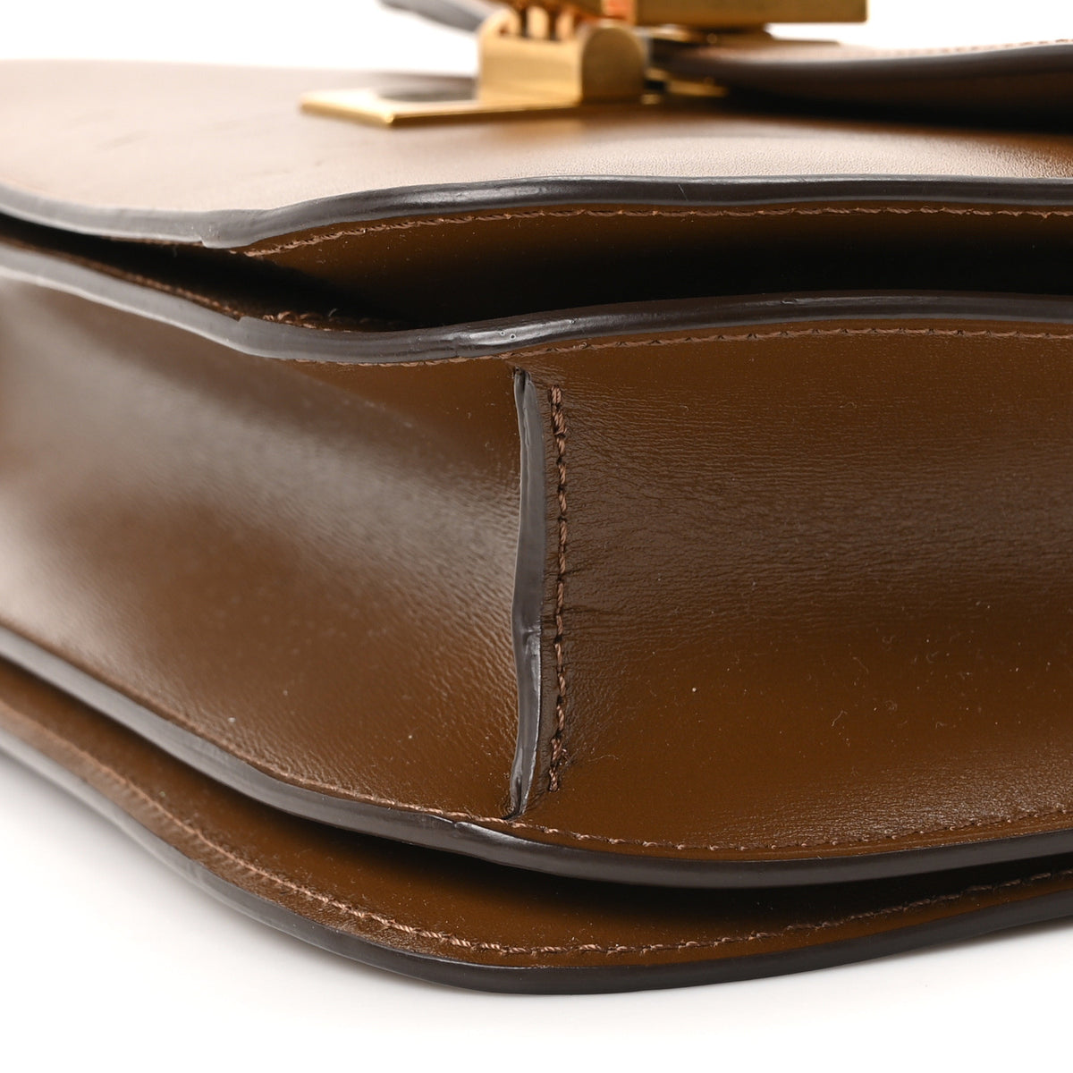 Box Calfskin Medium Classic Box Flap Bag Camel