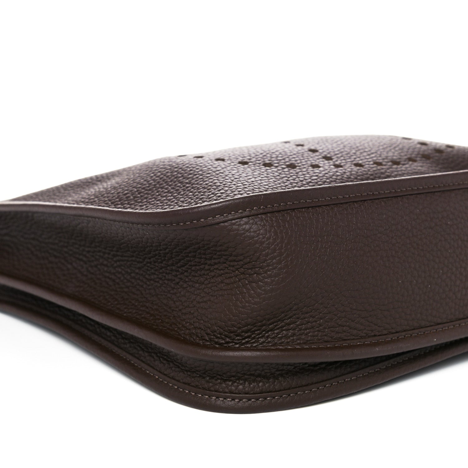 Hermes Taurillon Clemence Evelyne III PM Chocolate 8 of 16