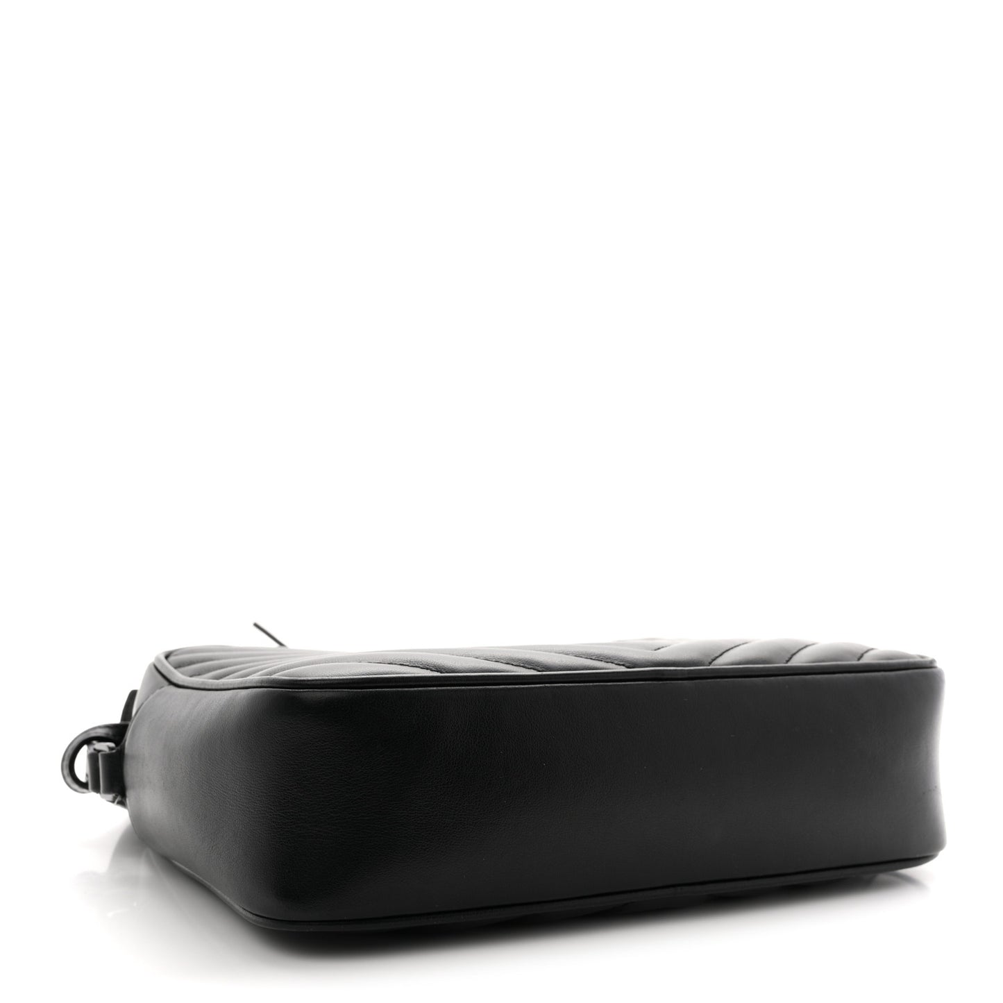 Calfskin Matelasse Monogram Monochrome Lou Camera Bag Black