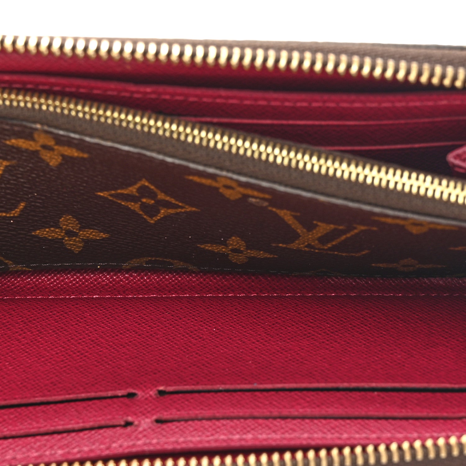 Louis Vuitton Monogram Clemence Wallet Fuchsia 6 of 11