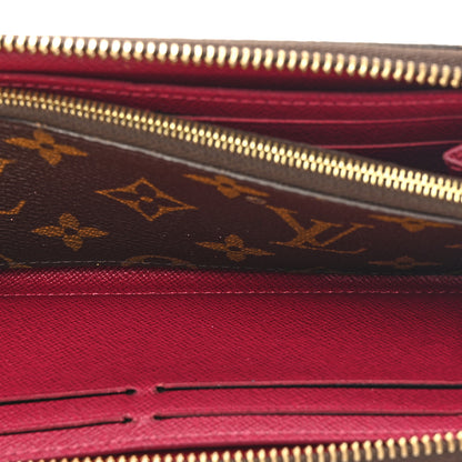 Louis Vuitton Monogram Clemence Wallet Fuchsia 6 of 11