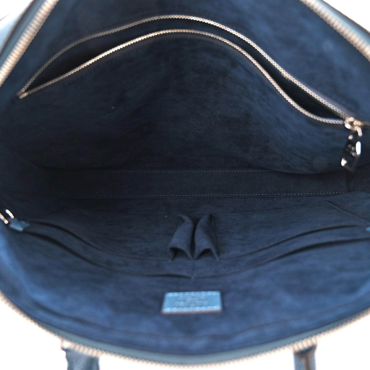 Louis Vuitton Taurillon Victor Briefcase Blue Gris 5 of 10
