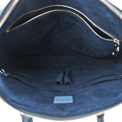 Louis Vuitton Taurillon Victor Briefcase Blue Gris 5 of 10