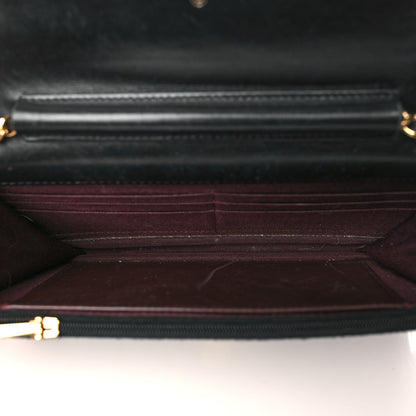 Chanel Lambskin Quilted Wallet On Chain WOC Black 5 of 20