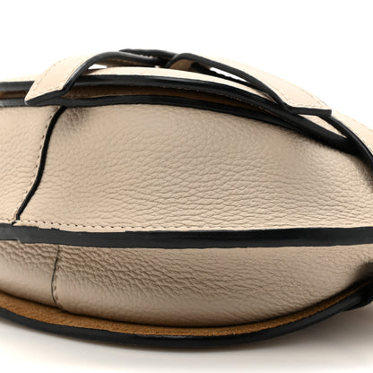 Loewe Grained Calfskin Mini Gate Crossbody Bag Light Oat 9 of 13