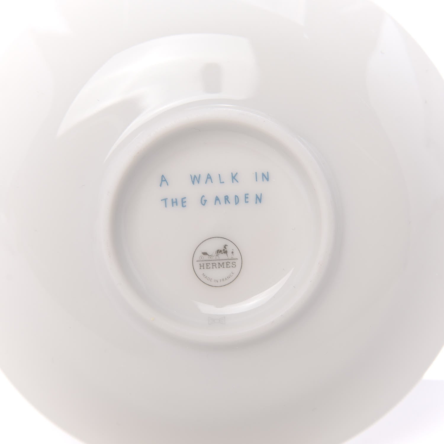 Hermes Porcelain Walk In The Garden Soy Dish Set of 2 5 of 7