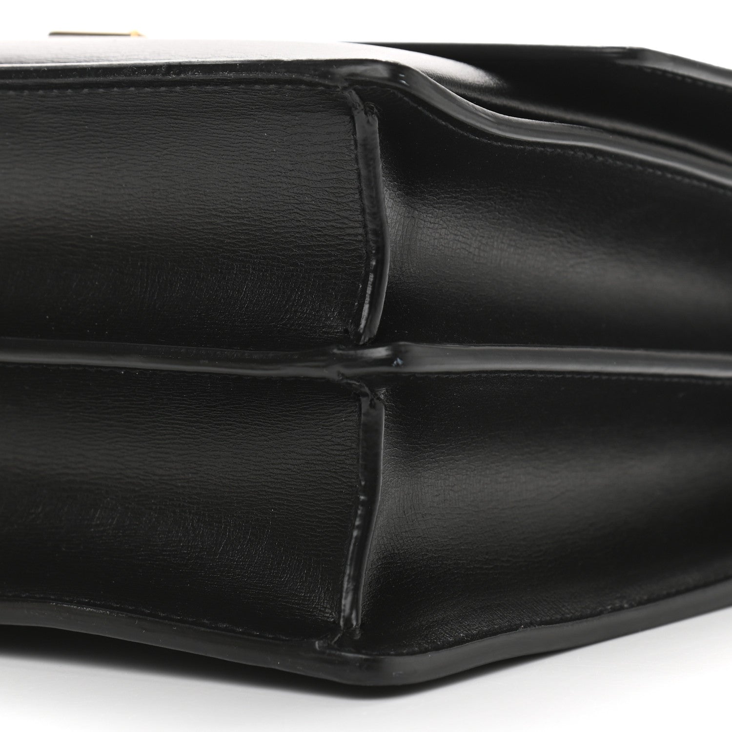 Saint Laurent Calfskin Large Monogram Sunset Black 9 of 10