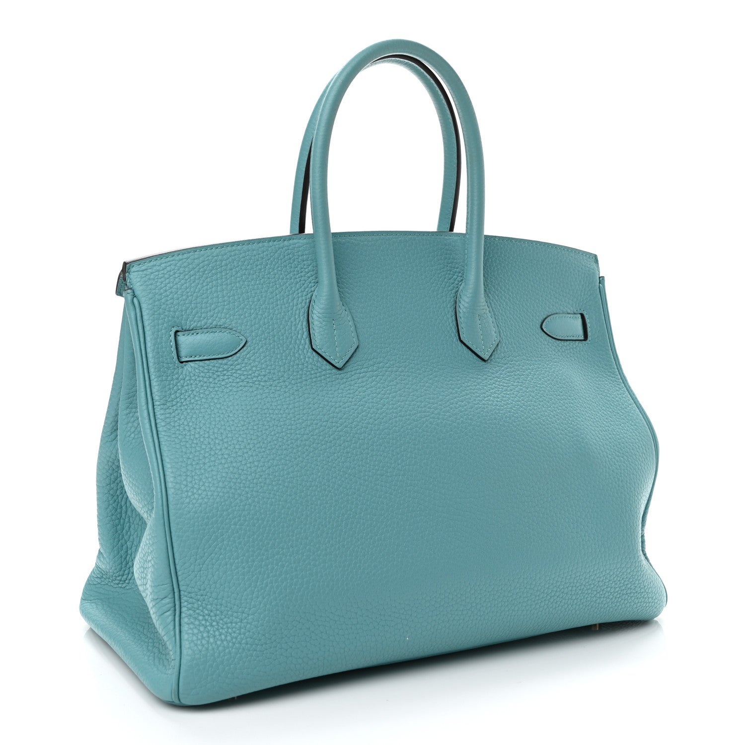 Hermes Taurillon Clemence Birkin 35 Bleu Saint Cyr 3 of 15