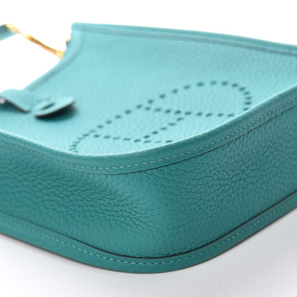 Hermes Taurillon Clemence Evelyne TPM Vert Verone 5 of 10