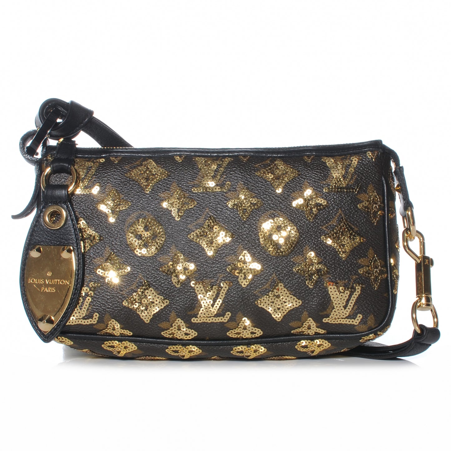 Monogram Sequins Eclipse Pochette Gold