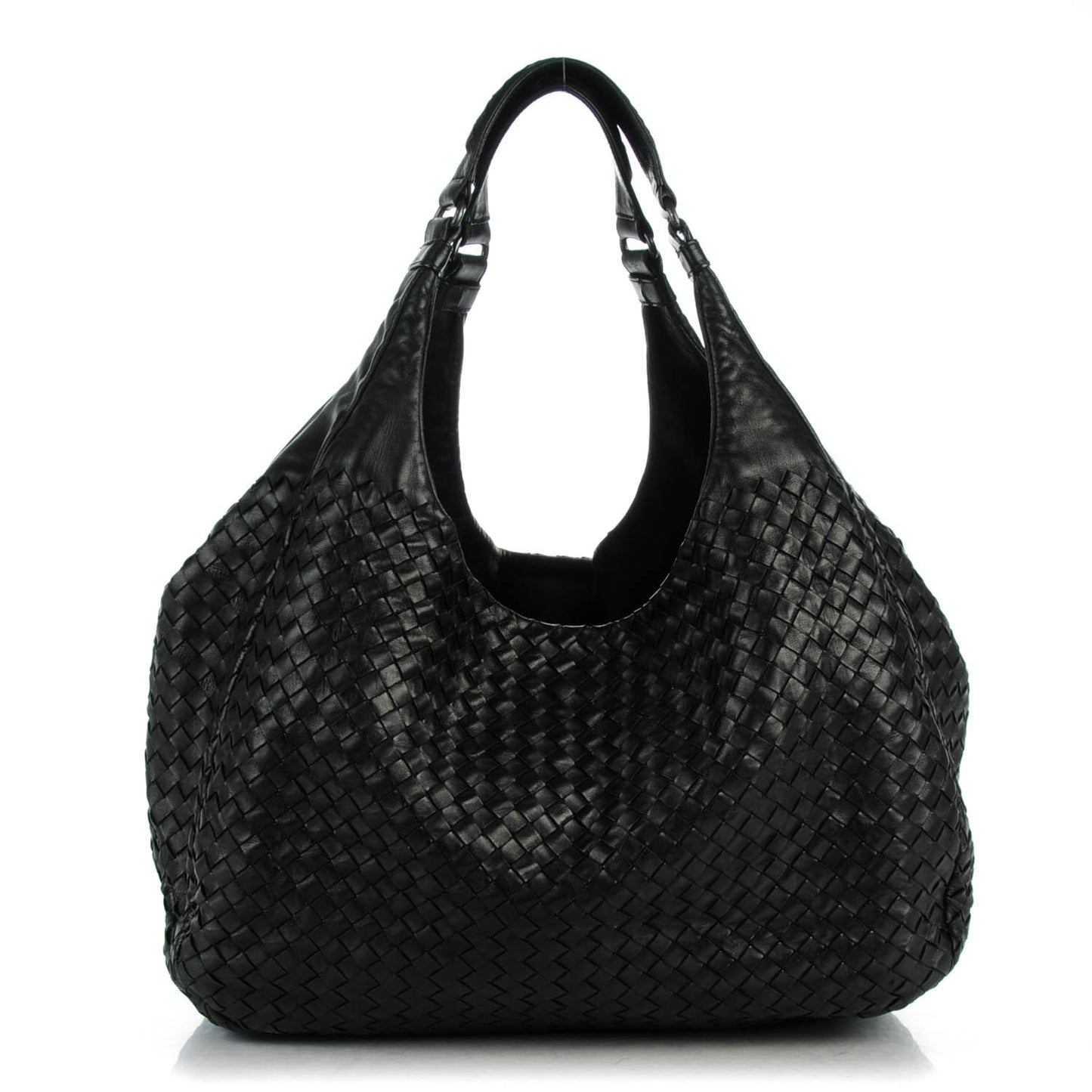 Nappa Intrecciato Large Campana Nero Black