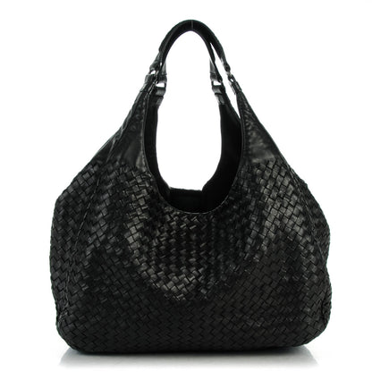 Bottega Veneta Nappa Intrecciato Large Campana Nero Black 1 of 9
