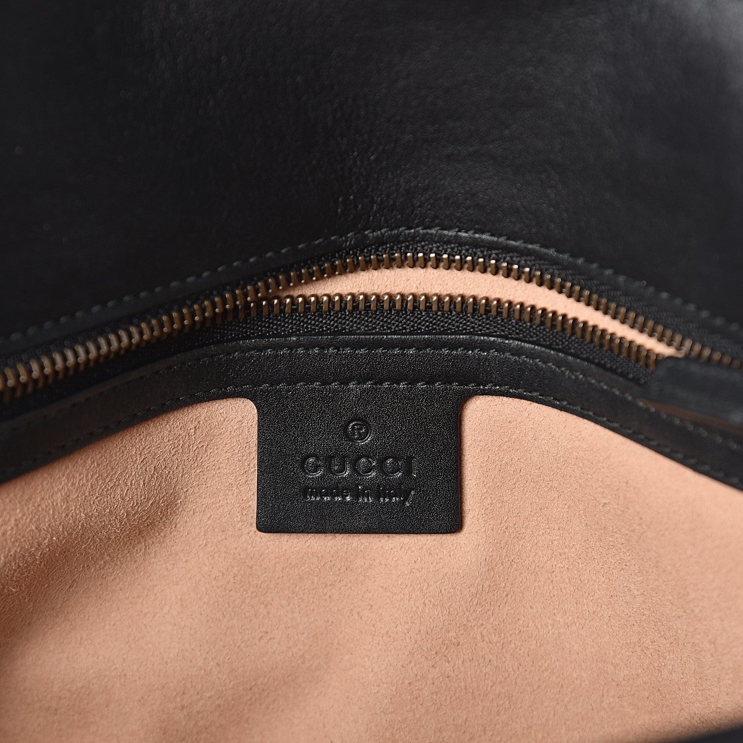 Gucci Calfskin Matelasse Studded Small Pearly GG Marmont Shoulder Bag Black 5 of 8