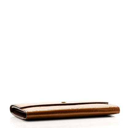 Louis Vuitton Vernis Sarah Wallet Bronze 4 of 9