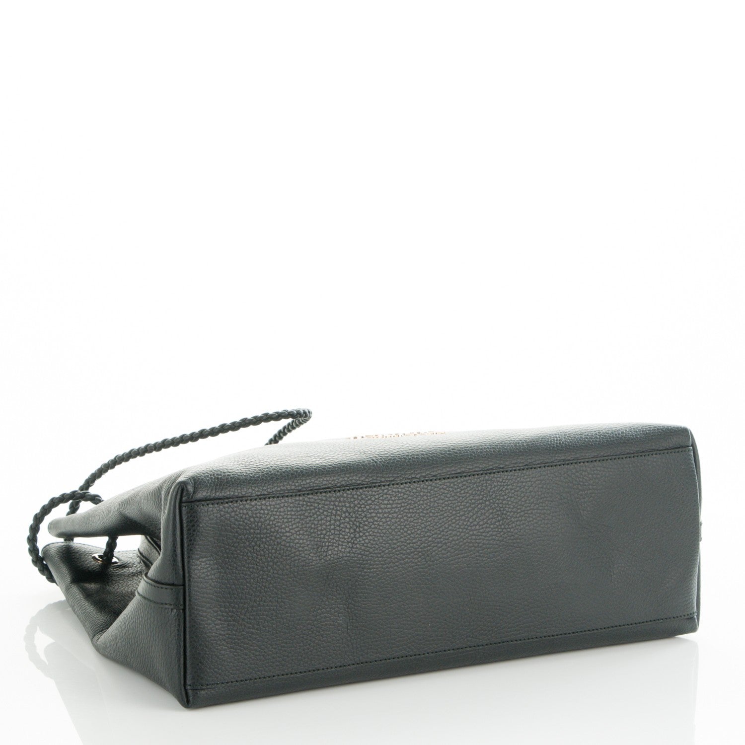 Gucci Calfskin Large Gifford Braided Handle Tote Black 4 of 7