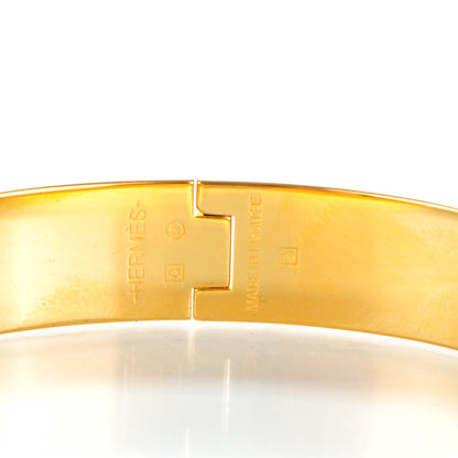 Hermes Enamel Narrow Clic Clac H Bracelet GM White 3 of 6