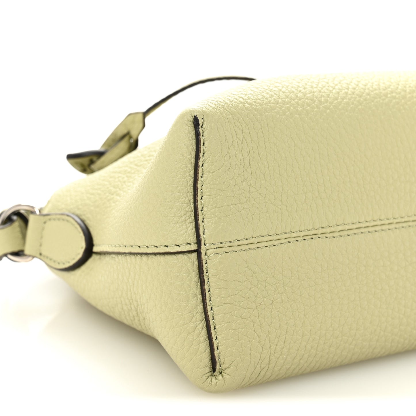 Cuoio Romano Selleria Sintetica Tape Stitch Mini By The Way Boston Bag Sage Green