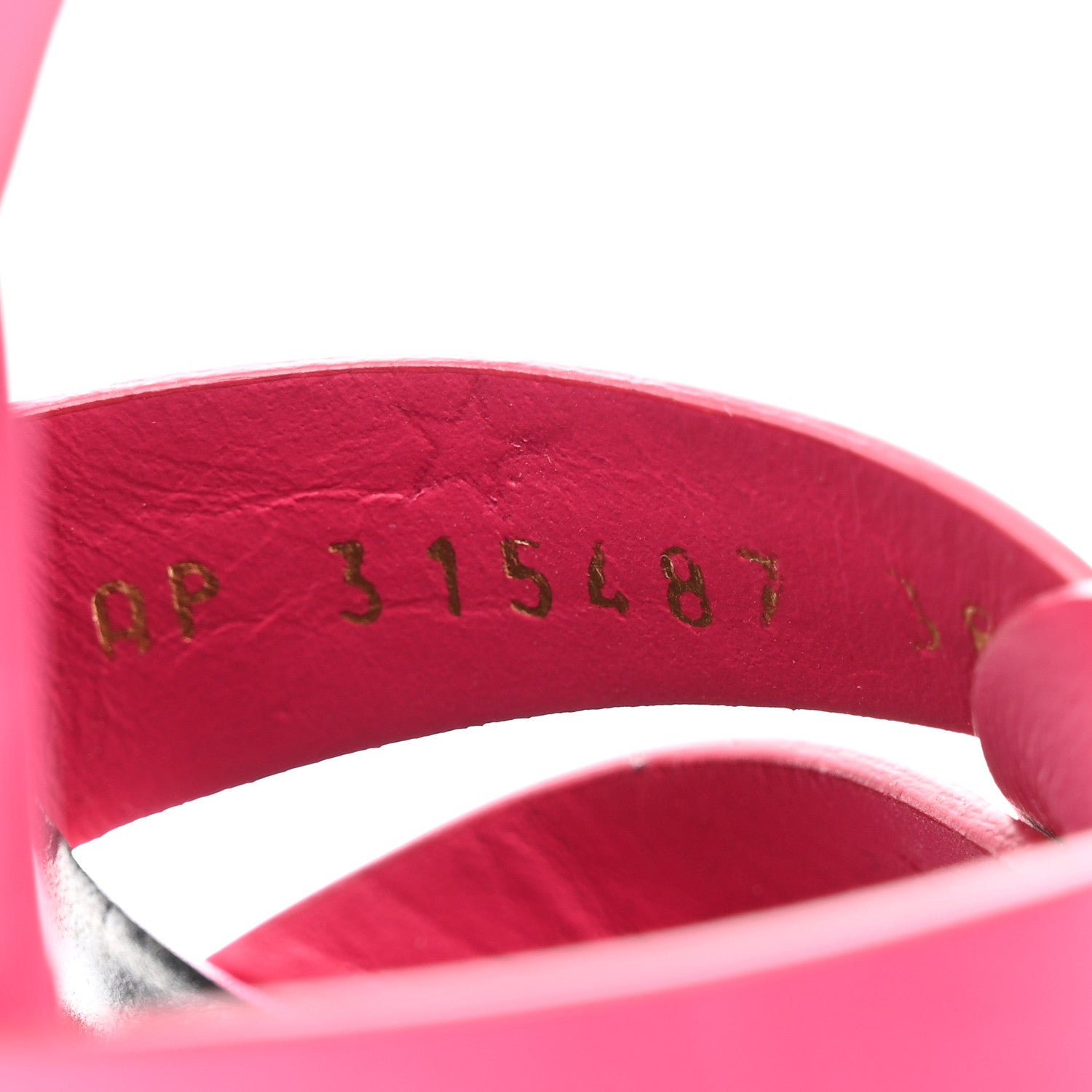 Saint Laurent Calfskin Tribute 105 Platform Sandals 38 Fuchsia 7 of 19