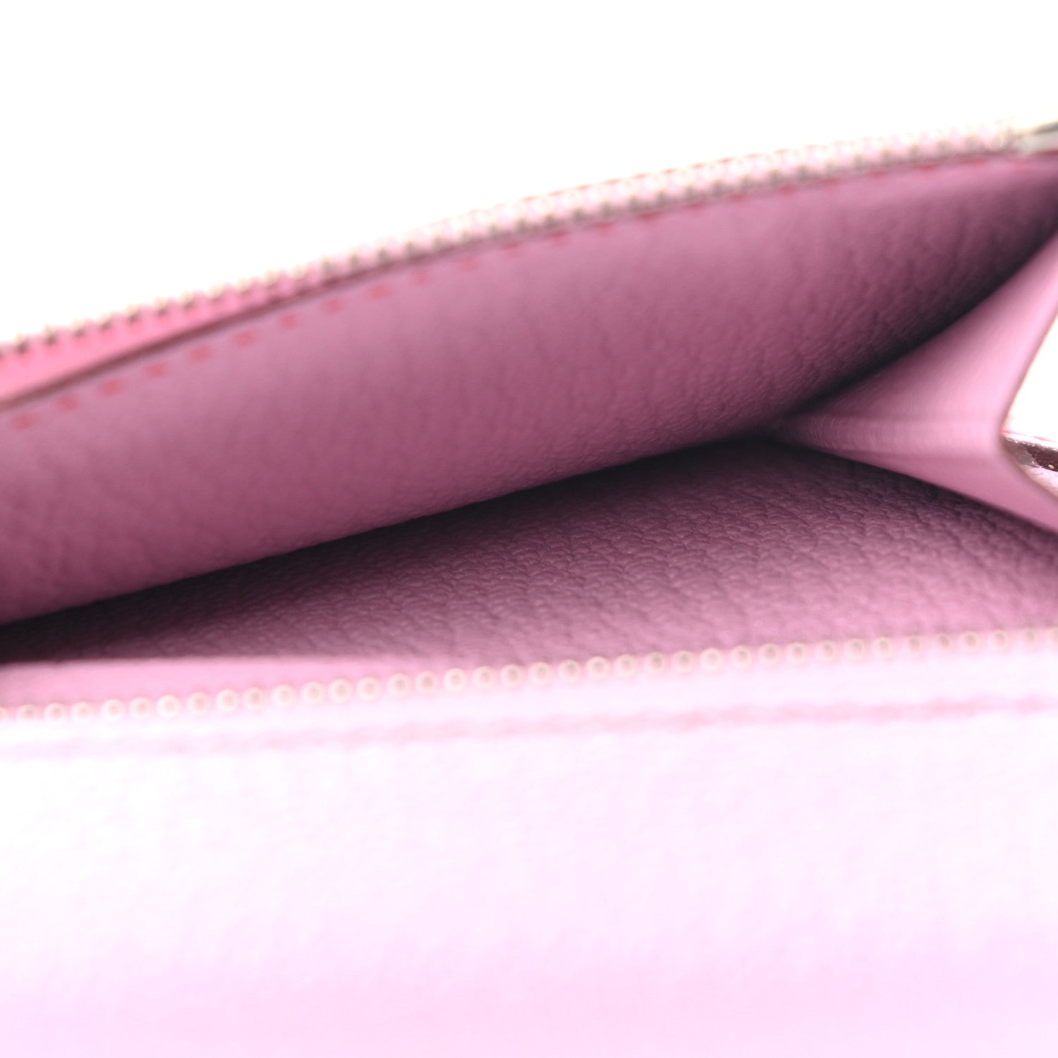Hermes Chevre Mysore In-The-Loop Compact Wallet Mauve Sylvestre Rouge De Coeur 6 of 8