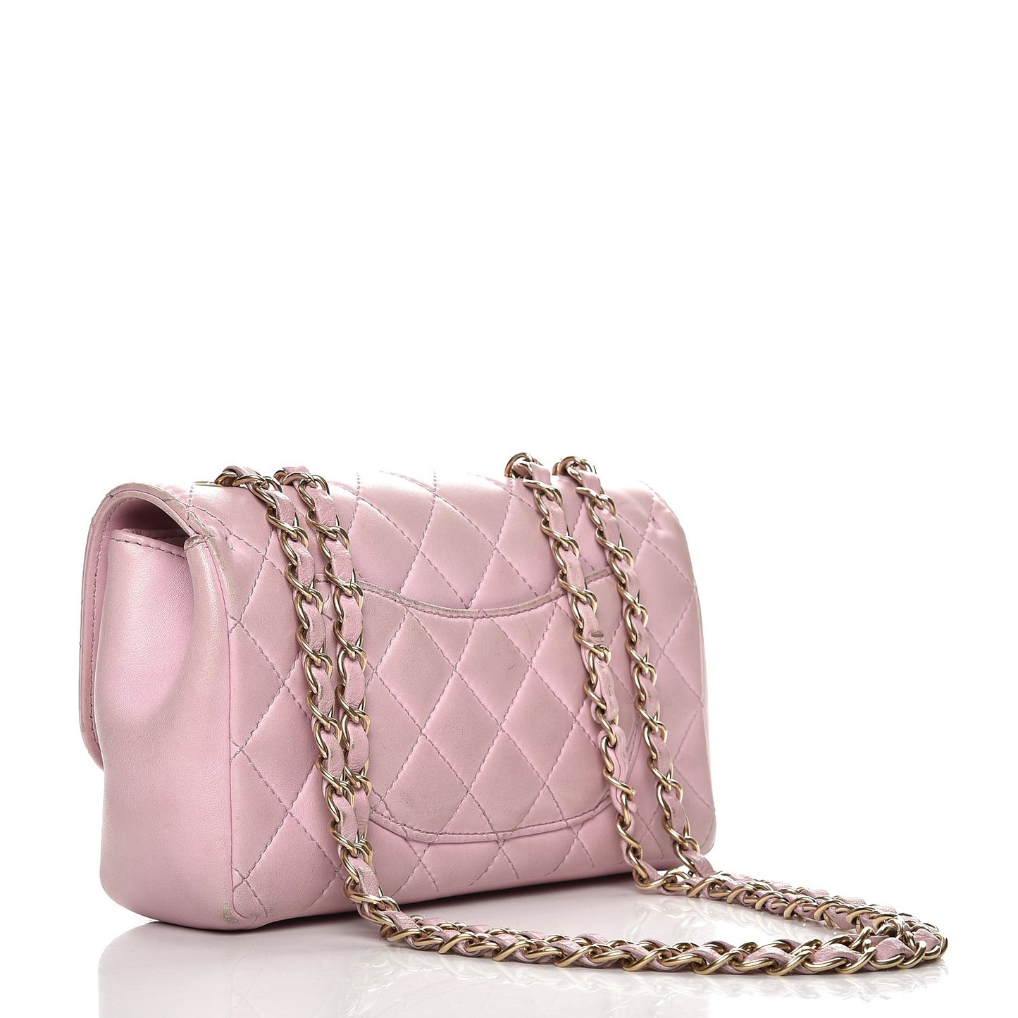Lambskin Quilted Mini Mademoiselle Chic Flap Pink