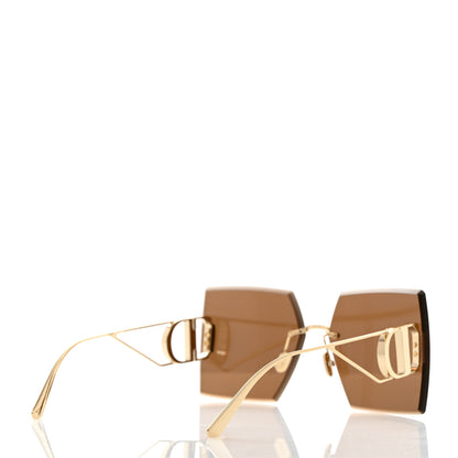 Christian Dior Metal Square 30 Montaigne S7U Sunglasses Gold 4 of 7