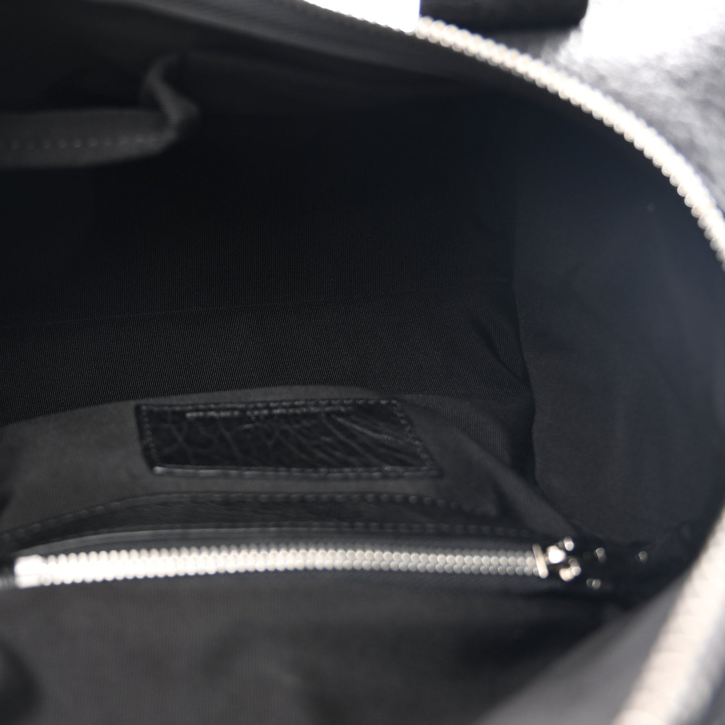 Pebbled Lambskin Rockie Black Rhodium Hardware