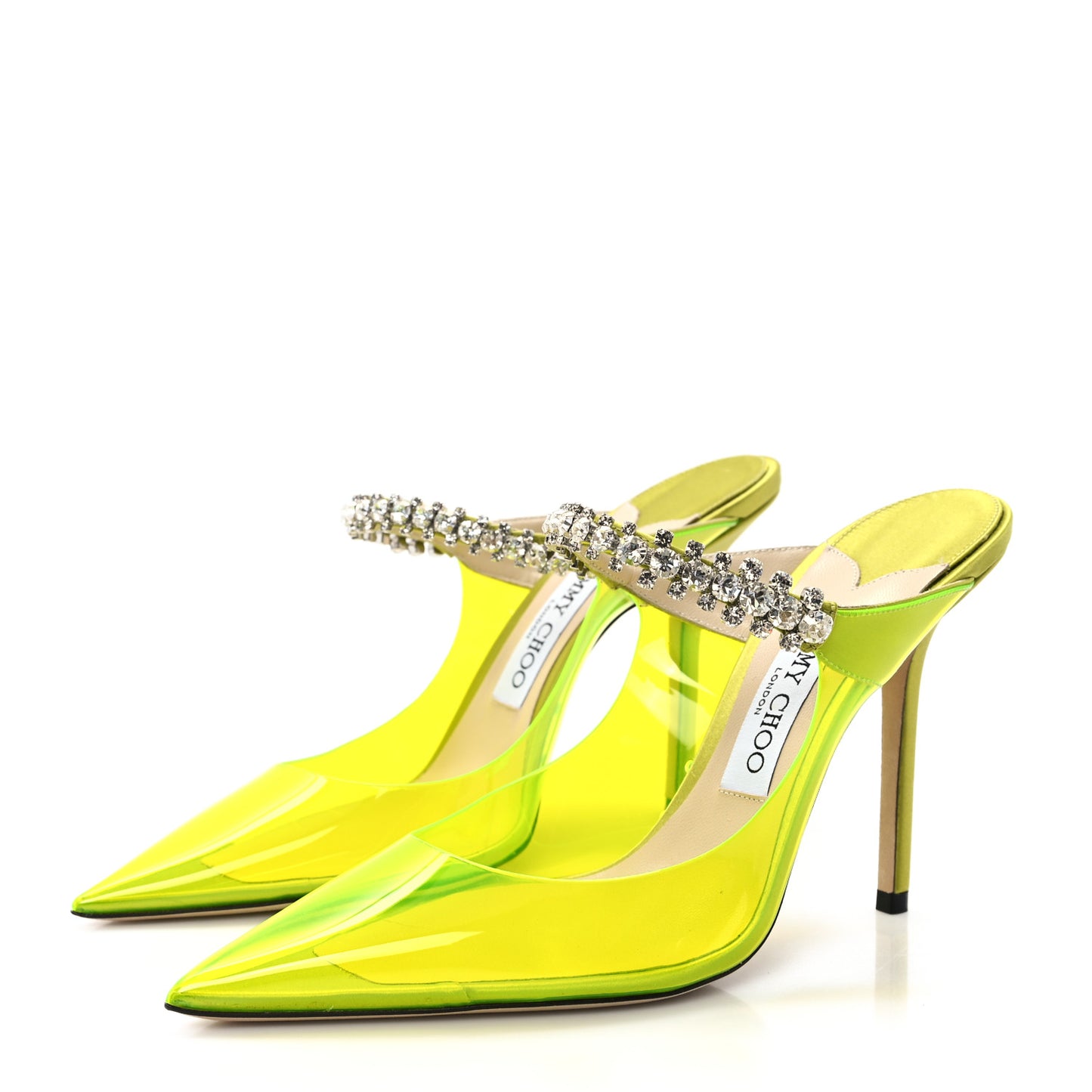 Plexi Crystal Bing 100 Pumps 39 Neon Yellow