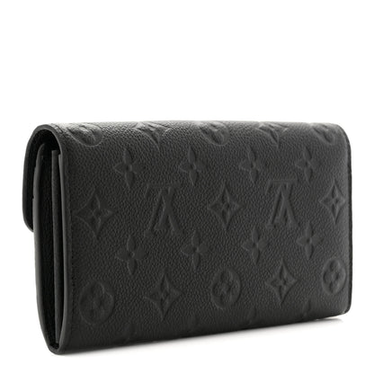 Louis Vuitton Empreinte Sarah Wallet NM Black 3 of 7