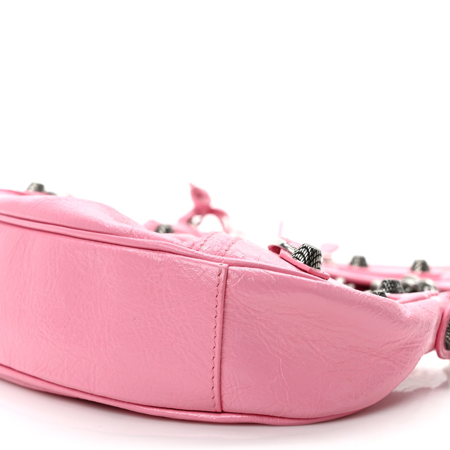 Agneau Arena Le Cagole Chain Shoulder Bag XS Sweet Pink