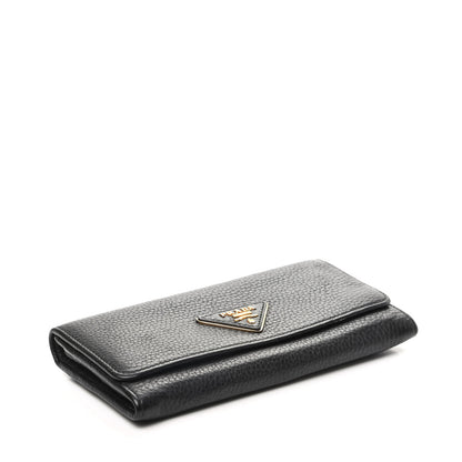 Prada Vitello Daino Continental Flap Wallet 4 of 8