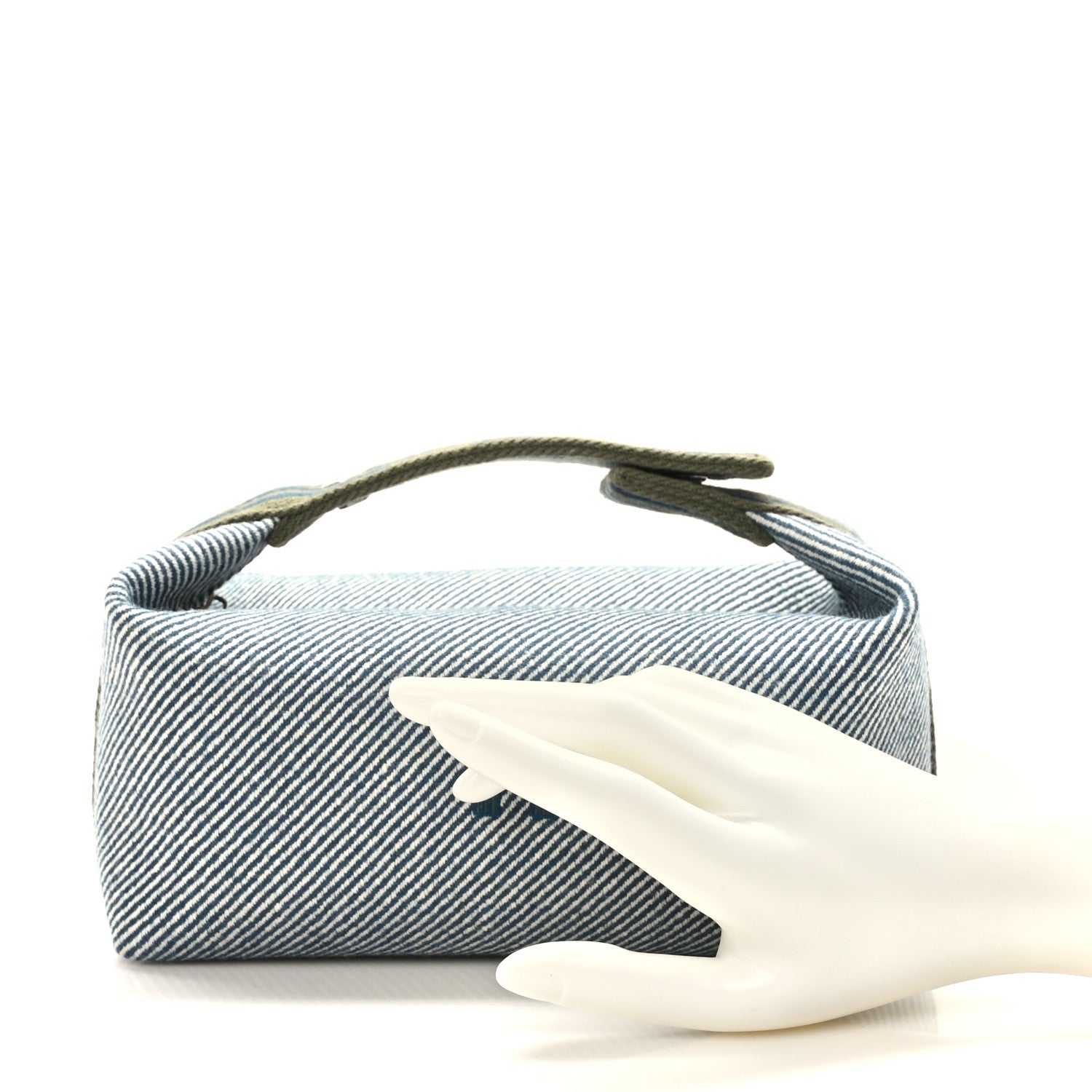 Hermes Wool Small Bride-A-Brac H Natte Pouch Bleu Abysse 2 of 10