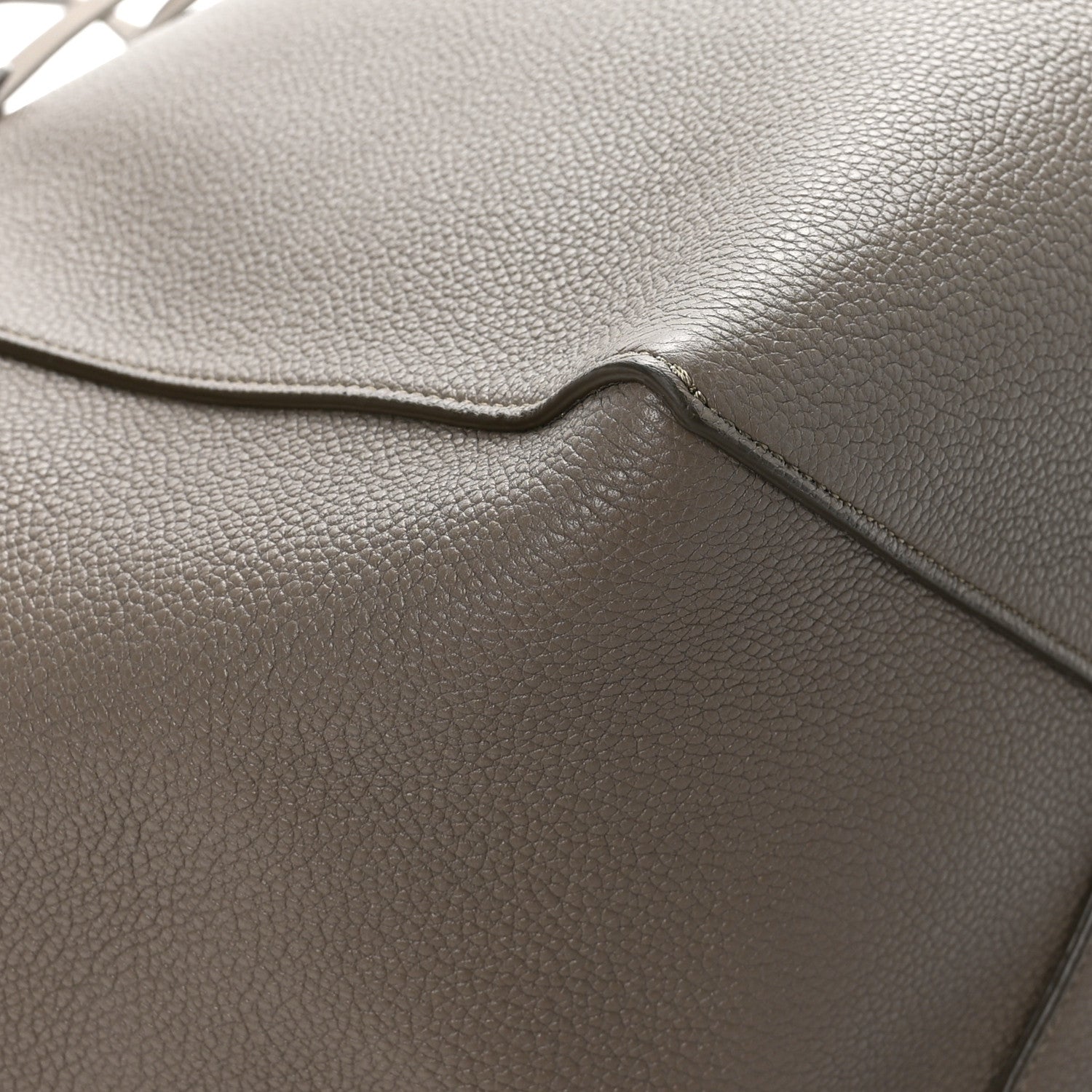 Celine Soft Grained Calfskin Medium Belt Cabas Phantom Taupe 8 of 12