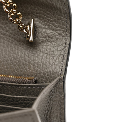 Gucci Dollar Calfskin Interlocking G Chain Wallet Loess 10 of 10